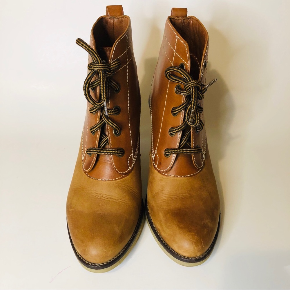 Johnston & Murphy heeled ankle boots 7 1/2M EUC